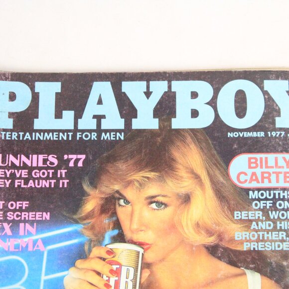 Vintage Playboy Art Memorabilia November 1977 Collectible Home Decor 70's Style - Picture 2 of 4